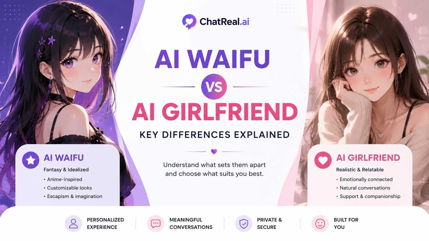 AI Waifu vs AI Girlfriend: Key Differences Explained