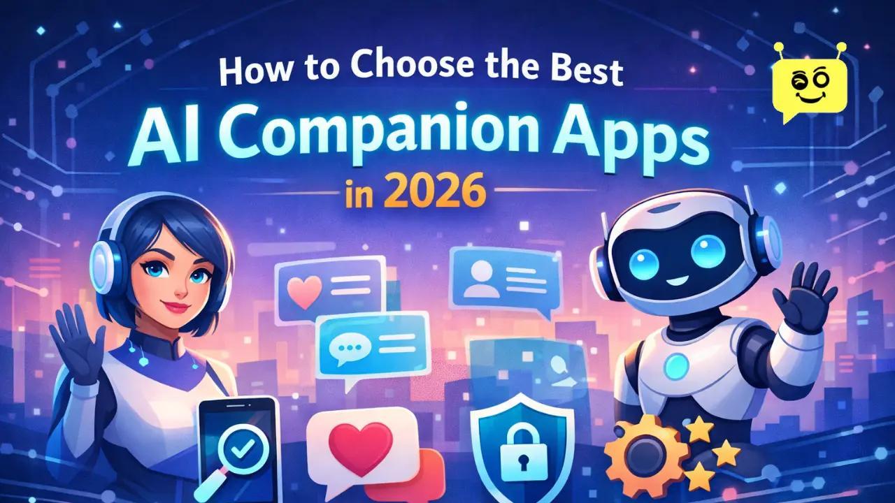 Wie man die besten KI-Begleiter-Apps im Jahr 2026 auswählt
