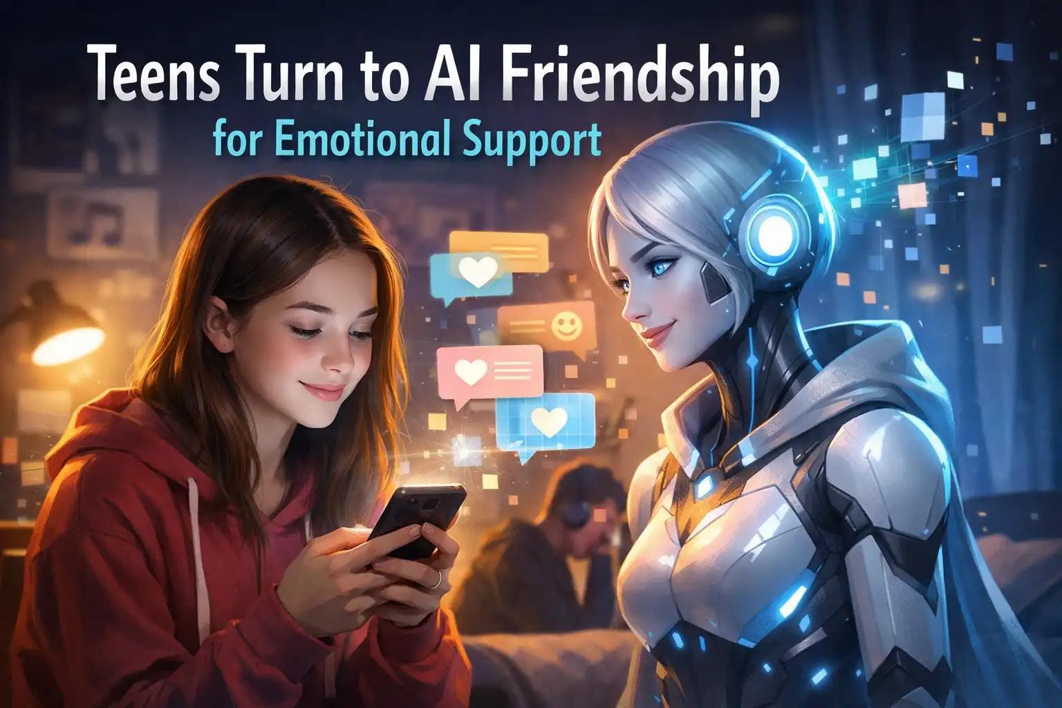 Teenager nutzen KI-Freundschaft für emotionale Unterstützung